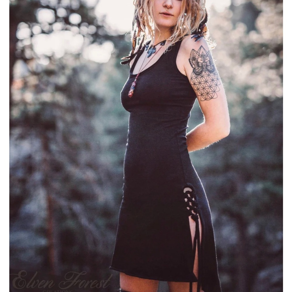 Hips Don’t Lie Dress Tunic XS Elven Forest